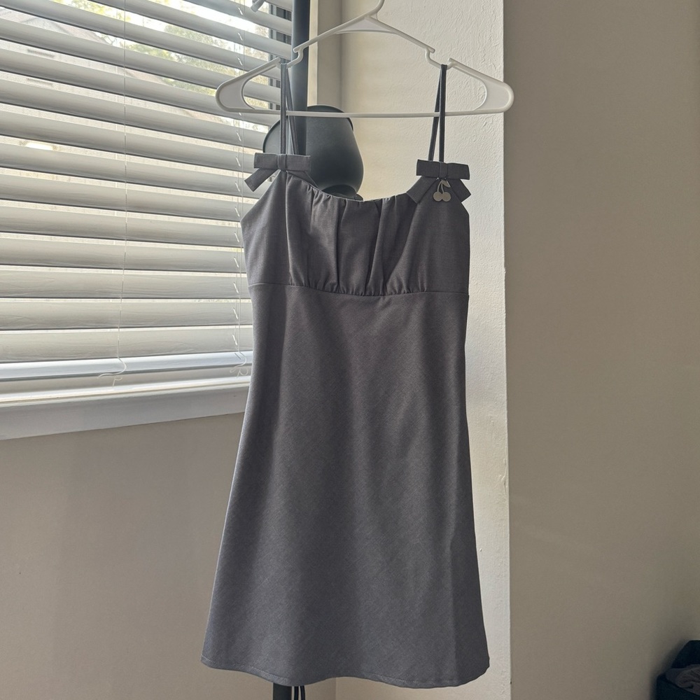 SUBROSA medium grey mini dress